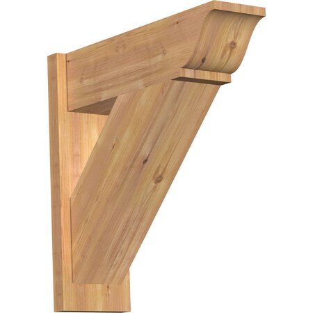 Ekena Millwork Traditional Smooth Traditional Outlooker, Western Red Cedar, 7 1/2"W x 24"D x 24"H OUT08X24X24TRA01SWR